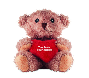 Logotrade corporate gift image of: Teddy bear plush with heart