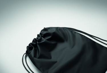 Logo trade promotional items image of: Kids drawstring bag 190T RPET