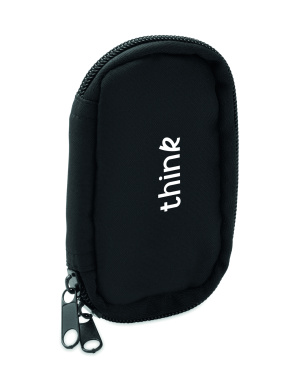 Logo trade promotional products image of: Key case in 300D RPET
