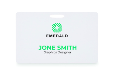 Logotrade promotional item image of: Lanyard badge 54 x 86mm