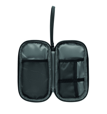 Logo trade advertising products image of: Tech organiser pouch 600D RPET