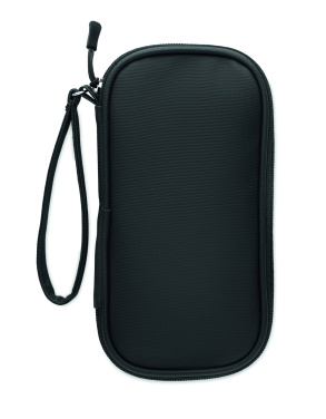 Logo trade promotional giveaway photo of: Tech organiser pouch 600D RPET