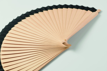 Logo trade promotional products picture of: Wooden hand fan