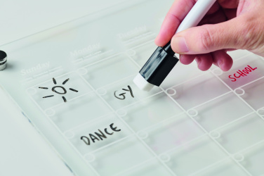 Logo trade promotional merchandise image of: Magnetic acrylic planner