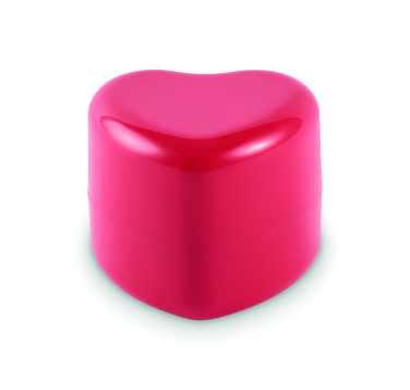 Logotrade promotional item image of: Heart shape vegan lip balm