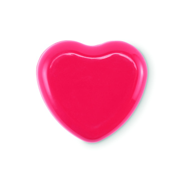 Logo trade promotional giveaways picture of: Heart shape vegan lip balm