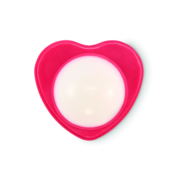 Logo trade promotional items picture of: Heart shape vegan lip balm