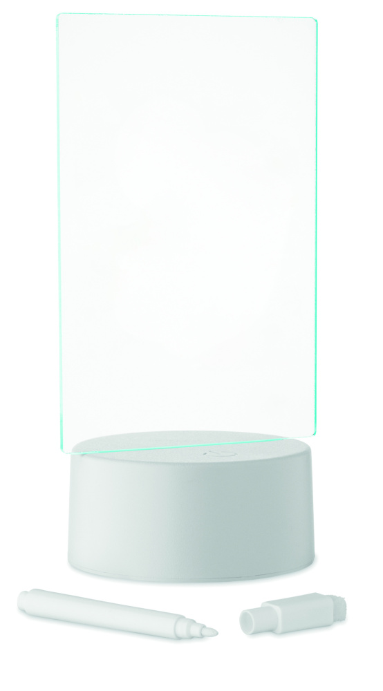 Logotrade promotional item image of: Light-up LED memo board