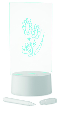 Logo trade promotional item photo of: Light-up LED memo board