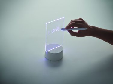 Logo trade promotional item photo of: Light-up LED memo board