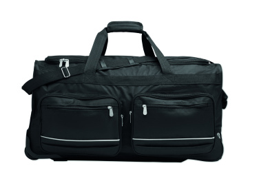 Logotrade promotional item picture of: Duffle bag trolley 600D RPET