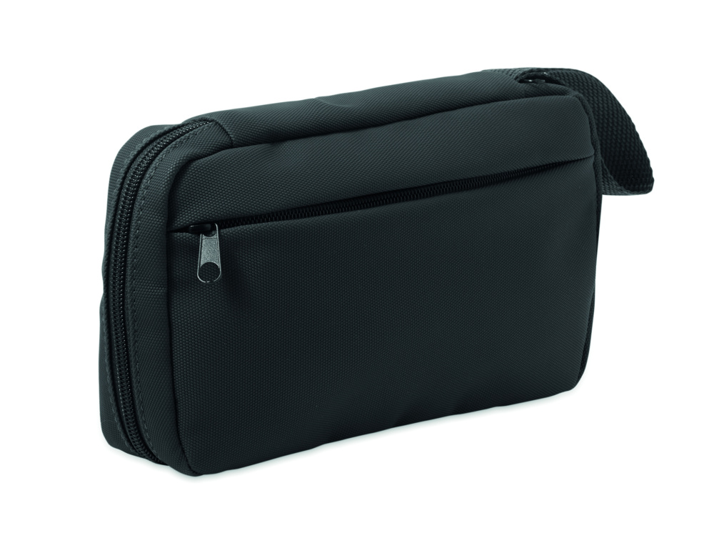 Logo trade promotional item photo of: Toiletry bag 600D RPET