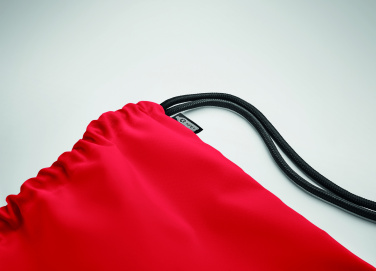 Logo trade promotional item photo of: Large drawstring bag 300D RPET