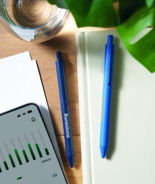 Logotrade corporate gift picture of: Wheat Straw/ABS push type pen