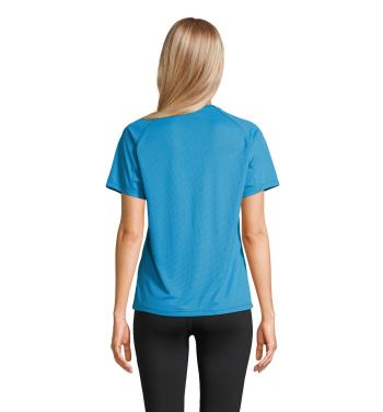 Logo trade corporate gift photo of: VORTEX WOMEN RAGLAN T-SHIRT