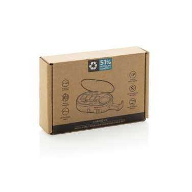 Logotrade business gift image of: Chargevix RCS rplastic Multi-functional 60W charging set