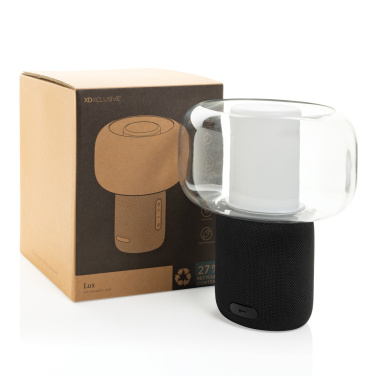 Logotrade promotional merchandise picture of: Lux RCS recycled plastic 10W speaker lamp