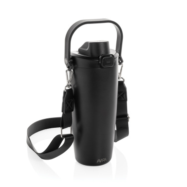 Logotrade promotional item image of: Avira Ayala RCS re-steel duosip lockable crossbody tumbler