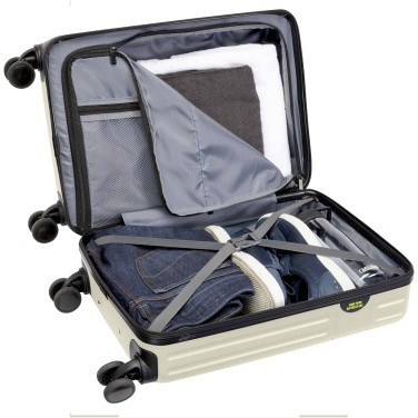 Logo trade promotional gift photo of: Rover 20" GRS recycled cabin trolley 40L
