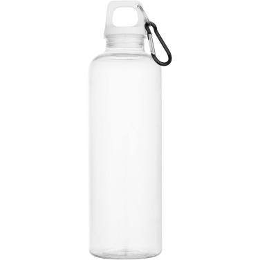 Logotrade promotional products photo of: Oregon 750 ml RCS recycled plastic water bottle with carabiner