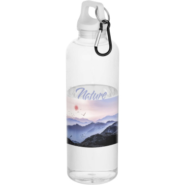 Logo trade promotional giveaways picture of: Oregon 750 ml RCS recycled plastic water bottle with carabiner