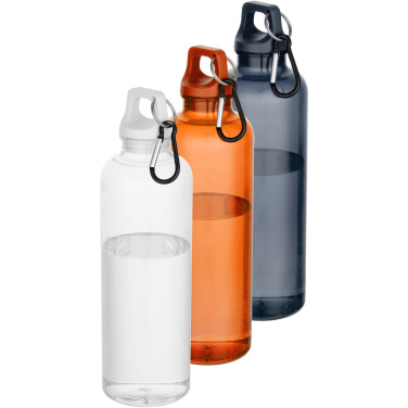 Logotrade advertising product picture of: Oregon 750 ml RCS recycled plastic water bottle with carabiner