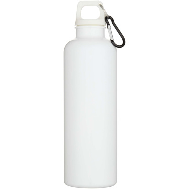 Logotrade promotional giveaway picture of: Oregon 750 ml solid colour RCS recycled plastic water bottle with carabiner