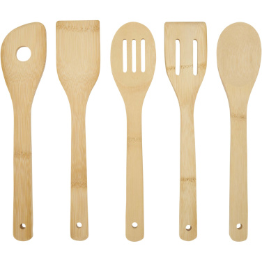 Logo trade promotional items picture of: Tala bamboo kitchen tool set