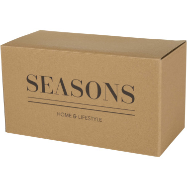 Logotrade promotional gift image of: Male wooden serving tray and glass cups set