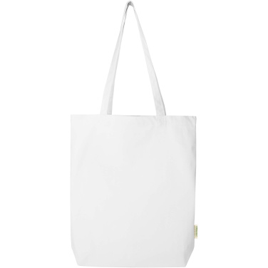 Logo trade advertising product photo of: Odisha 180 g/m² OCS organic wide bottom tote bag 11L