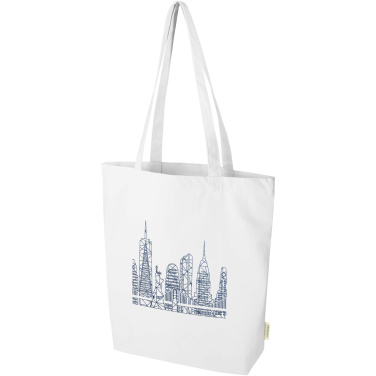 Logo trade promotional products picture of: Odisha 180 g/m² OCS organic wide bottom tote bag 11L