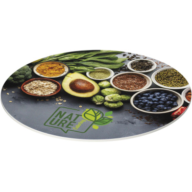 Logo trade corporate gifts image of: Lumin round coaster