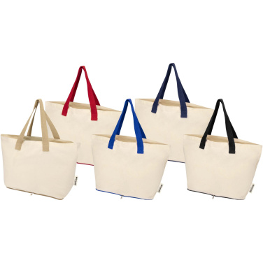 Logotrade promotional items photo of: Sierra 140 g/m² GRS recycled foldable cotton tote bag 7L