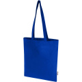 Peru Blend 180 g/m² GRS recycled cotton tote bag 7L, Royal blue