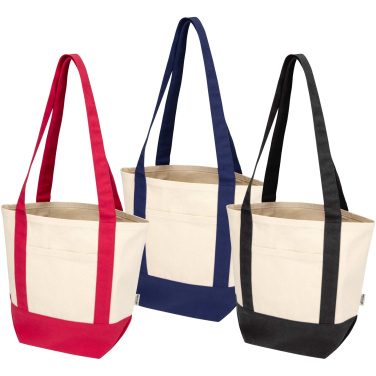 Logo trade promotional items image of: Sam 320 g/m² GRS recycled mini cotton tote bag
