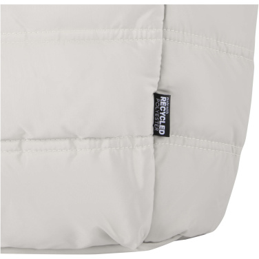 Logo trade promotional merchandise image of: Puffer 15.6" GRS recycled laptop tote bag 18L