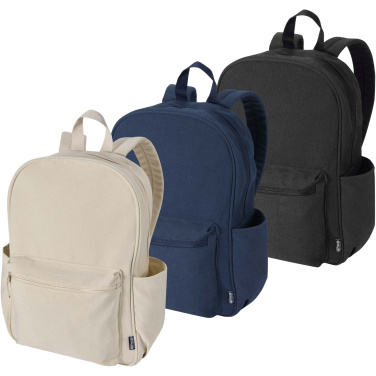 Logotrade promotional items photo of: Recanvas 15.6” GRS recycled city backpack 16L