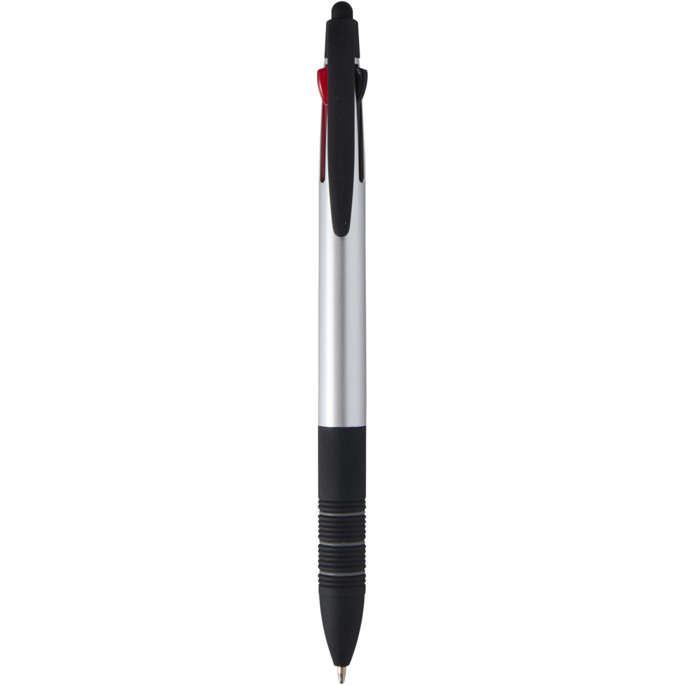 Logo trade promotional products picture of: Trine 3-ink RCS recycled ballpoint pen with stylus