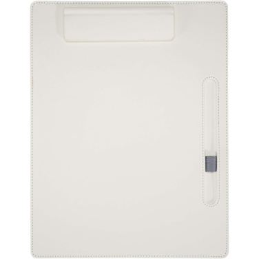 Logo trade promotional items image of: Clast A4 clipboard with magnetic closure and RCS recycled ballpoint pen (black ink)