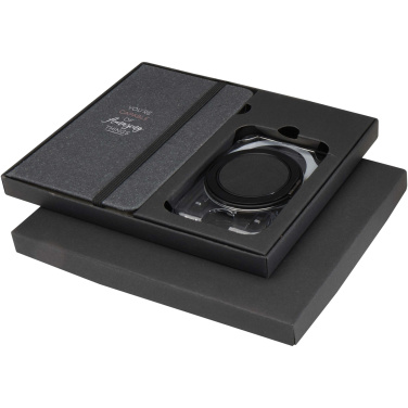 Logotrade corporate gift picture of: Kern A6 hard cover notebook and MagSafe wallet gift set