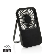Aervina RCS recycled plastic re-chargeable desk fan