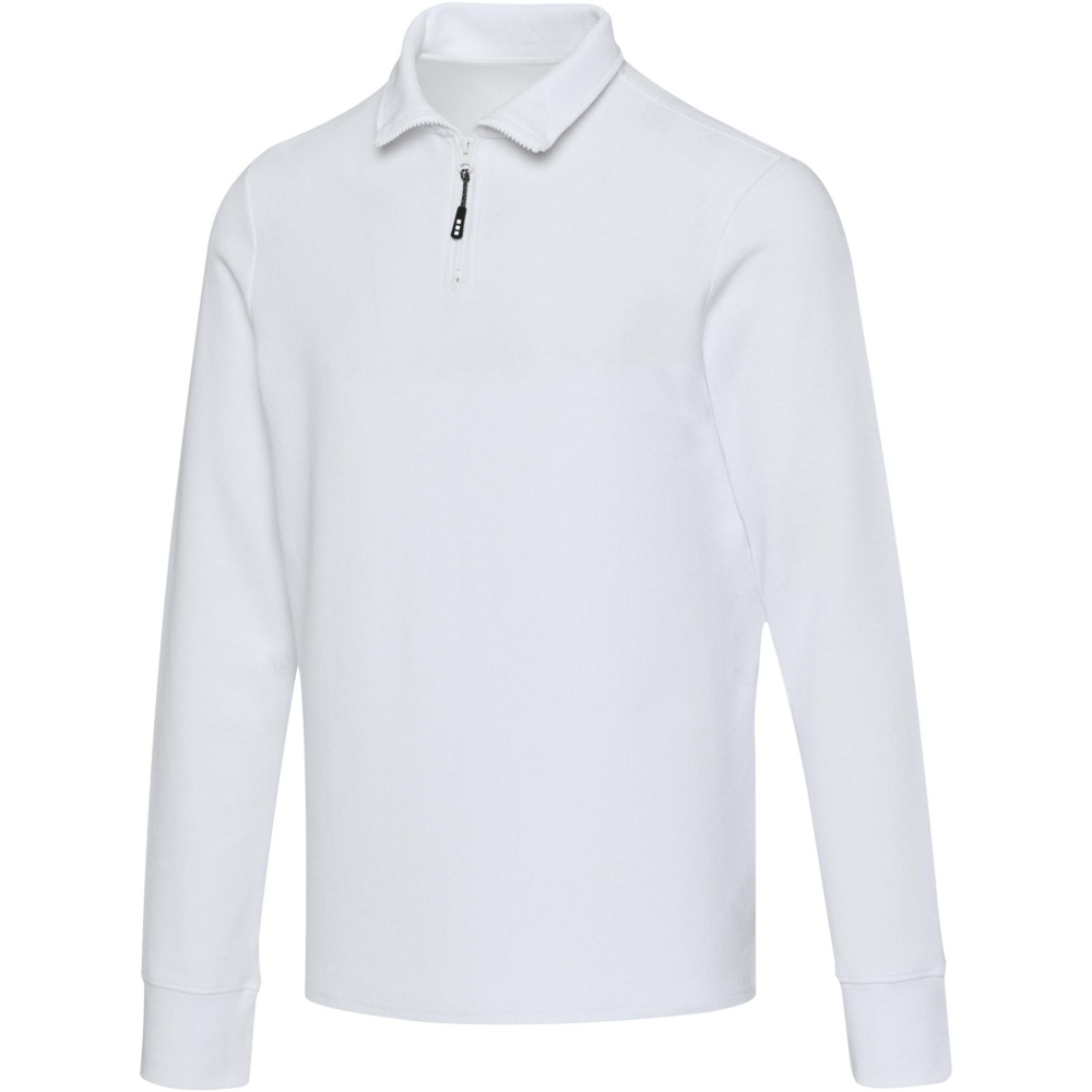 Logotrade promotional merchandise photo of: Zeus long sleeve unisex half zip polo