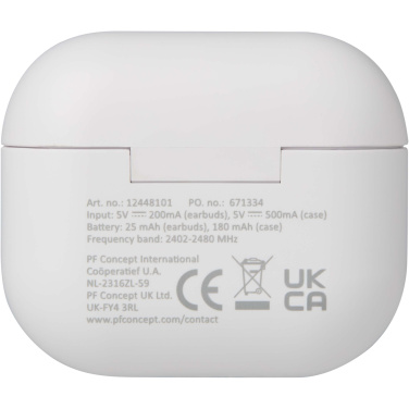 Logotrade corporate gifts photo of: Altais recycled plastic True Wireless Bluetooth® headset