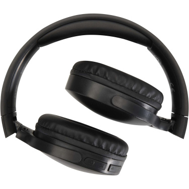 Logo trade promotional giveaways picture of: Ancha recycled plastic over-ear wireless Bluetooth® headset