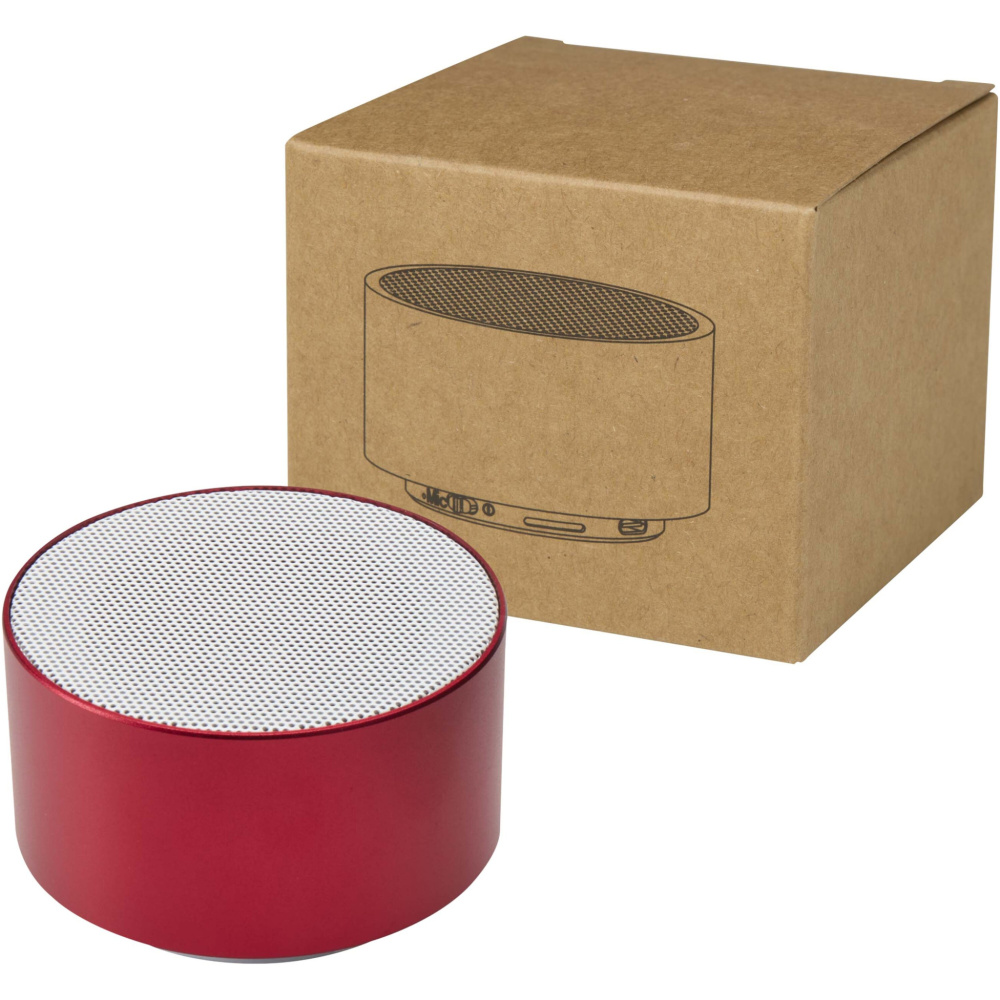 Logotrade promotional gift image of: Ankaa 3W recycled aluminium wireless Bluetooth® speaker