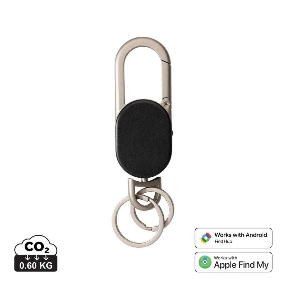 Logo trade promotional merchandise picture of: Keyfinder Dual keychain with worldwide locating