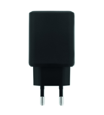 Logo trade corporate gift photo of: EU 2-pole wall adapter/charger