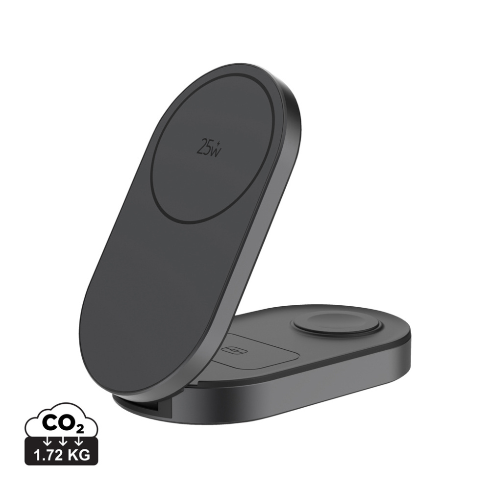 Logotrade promotional items photo of: Quantum ultra-fast 3-in-1 25W Foldable Wireless Charger