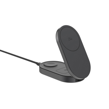 Logo trade business gifts image of: Quantum ultra-fast 3-in-1 25W Foldable Wireless Charger