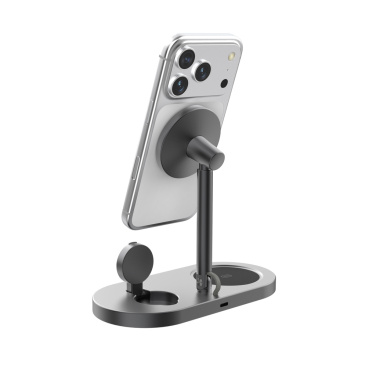 Logo trade promotional merchandise photo of: Quantum RCS ultra-fast 25W Magnetic desk wireless Charger